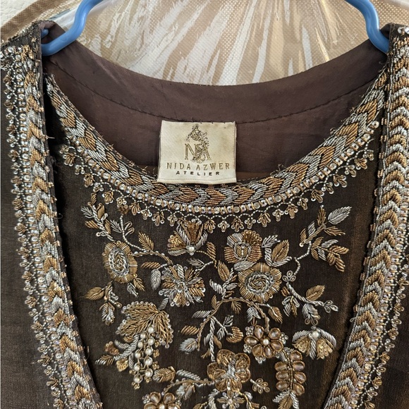 Pakistani/Indian Designer Nida Azwar stunning dress. S/M - Picture 14 of 16